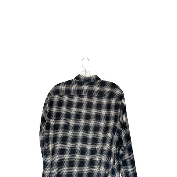 Bonobos Men's Black White Plaid Tailored Slim Fit Button Down Shirt Medium - Picture 8 of 12